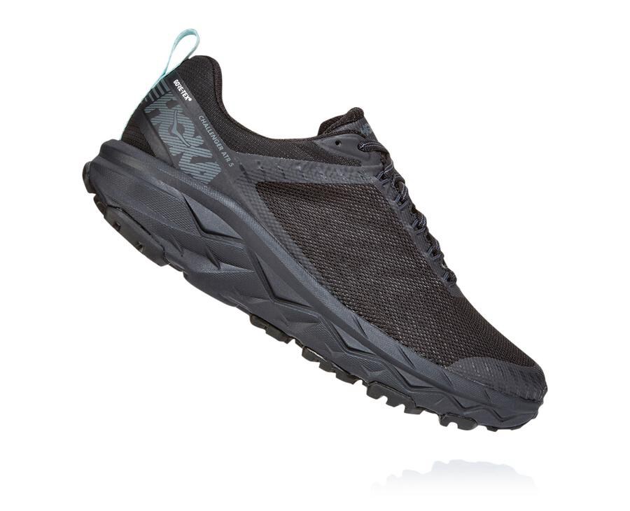 Hoka Australia One One Challenger ATR 5 GORE-TEX - Womens Trail Shoes Black - DIQMW-8901